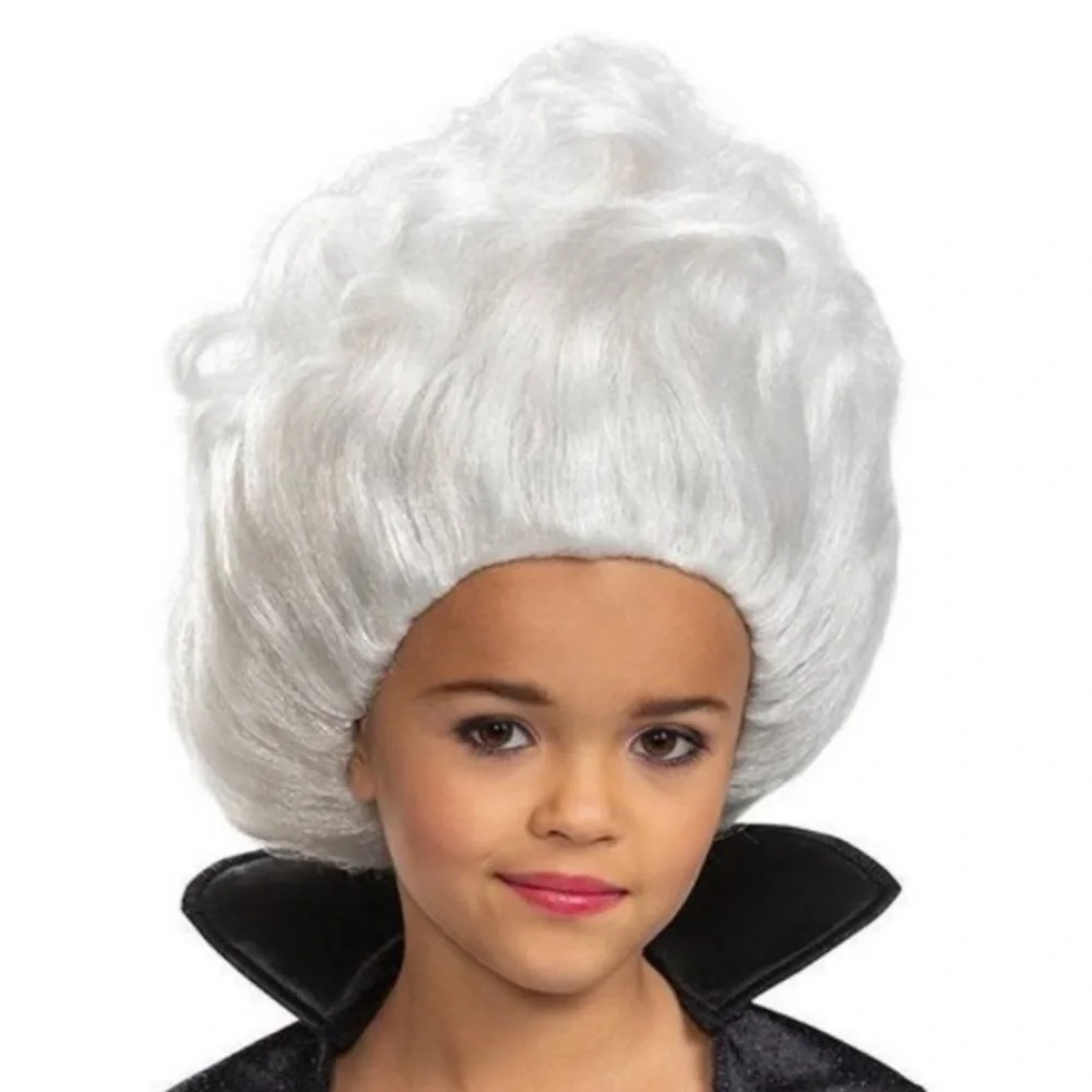 Disney villains Ursula costume dress and wig set Halloween S 6 girls kids NEW